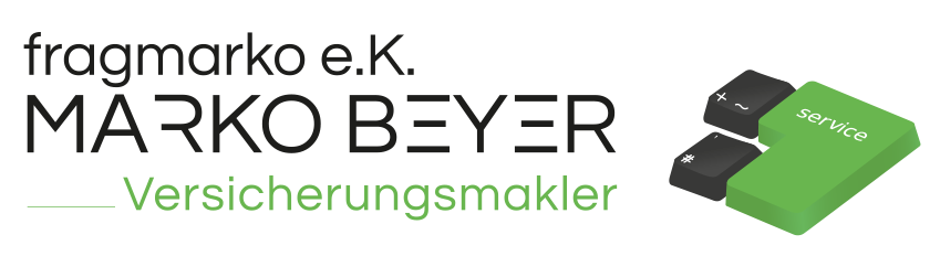 Faire Beratung zu Versicherungen - Logo von Fragmarko. Ihr Versicherungsmakler.